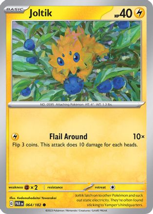 Joltik 064/182 - Reverse Holofoil SV04 Paradox Rift - Common