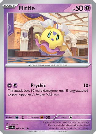 Flittle 080/182 - Reverse Holofoil SV04 Paradox Rift - Common