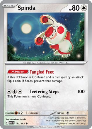 Spinda 151 SV04 Paradox Rift - Common