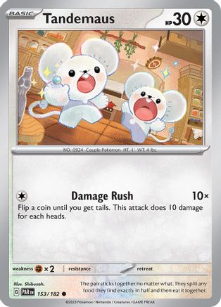 Tandemaus 153/182 - Reverse Holofoil SV04 Paradox Rift - Common