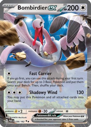 Bombirdier ex 156 - Holofoil SV04 Paradox Rift - Double Rare