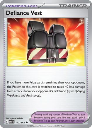 Defiance Vest 162 - Reverse Holofoil SV04 Paradox Rift - Uncommon
