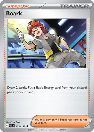 Roark 173 - Reverse Holofoil SV04 Paradox Rift - Uncommon
