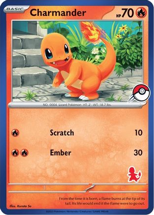 Charmander (Blue Border) My First Battle - Unconfirmed