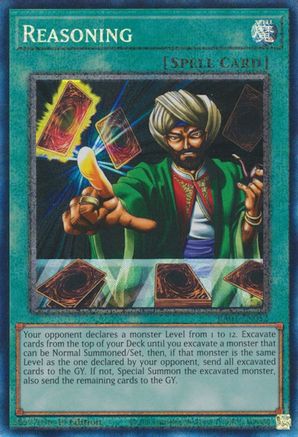 Reasoning (PCR) (RA01-EN052) - 25th Anniversary Rarity Collection 1st Edition