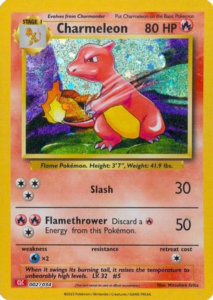 Charmeleon 002 - Holofoil Trading Card Game Classic - Classic Collection
