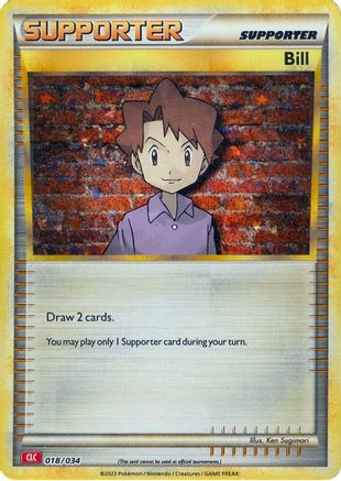 Bill (CLC) 018 - Holofoil Trading Card Game Classic - Classic Collection