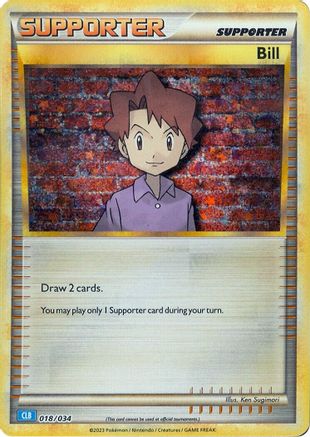 Bill (CLB) 018 - Holofoil Trading Card Game Classic - Classic Collection