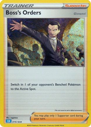 Boss's Orders (CLB) 019 - Holofoil Trading Card Game Classic - Classic Collection