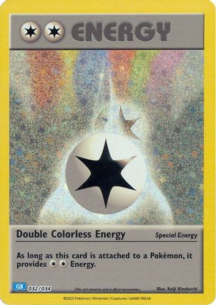 Double Colorless Energy (CLB) 032 - Holofoil Trading Card Game Classic - Classic Collection