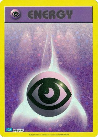 Basic Psychic Energy 034 Trading Card Game Classic - Classic Collection