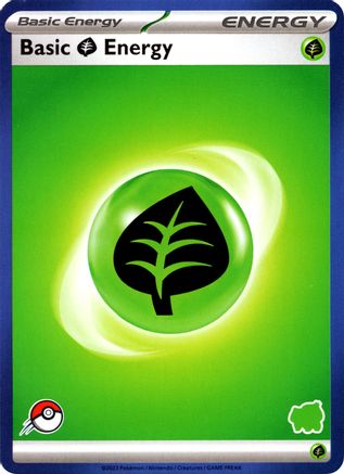 Basic Grass Energy (Blue Border) My First Battle - Unconfirmed
