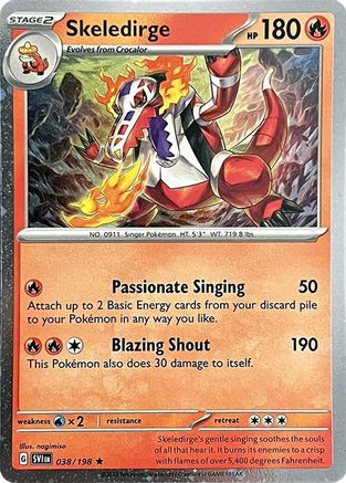 Skeledirge (Cosmos Holo) 038/198 - Holofoil Miscellaneous Cards & Products - Rare