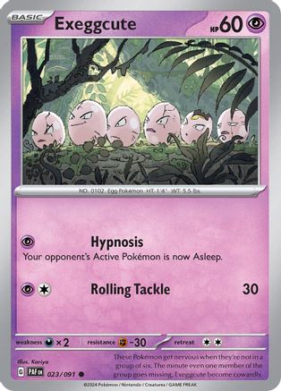 Exeggcute 023 SV Paldean Fates - Common