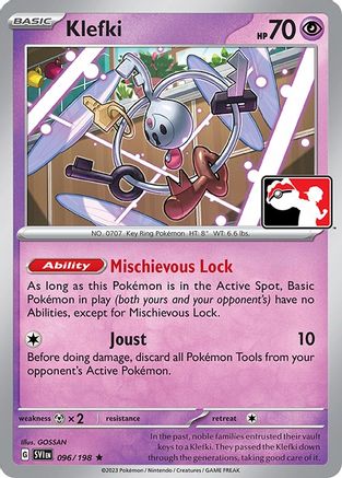 Klefki 096 - Holofoil Prize Pack Series Cards - Rare