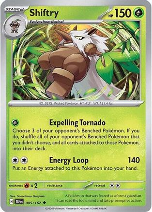 Shiftry 005/162 SV05 Temporal Forces - Uncommon