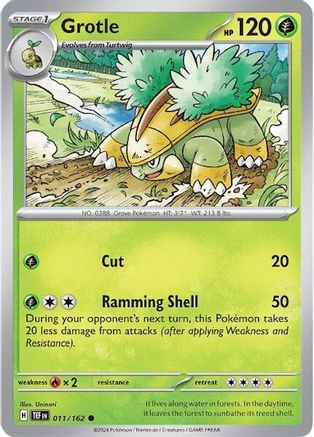 Grotle 011/162 - Reverse Holofoil SV05 Temporal Forces - Common