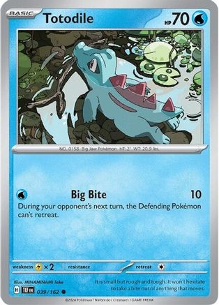 Totodile 039 SV05 Temporal Forces - Common