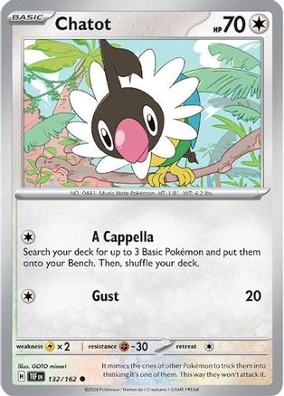 Chatot 132/162 SV05 Temporal Forces - Common