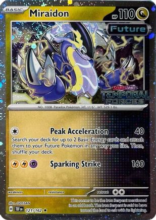Miraidon (Cosmos Holo) 121/162 - Holofoil Miscellaneous Cards & Products - Promo
