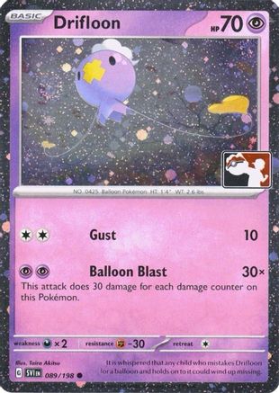 Drifloon 089 - Holofoil Prize Pack Series Cards - Common