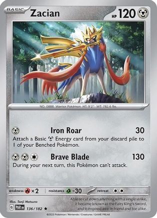 Zacian - 136/182/182 Deck Exclusives - Rare