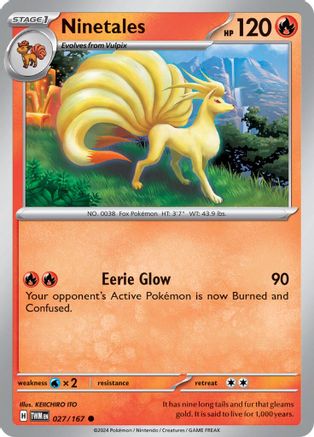 Ninetales 027 SV06 Twilight Masquerade - Common