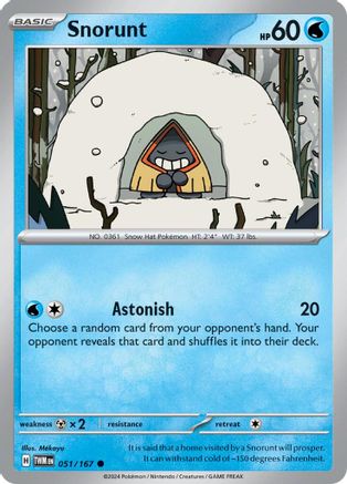 Snorunt 051 SV06 Twilight Masquerade - Common