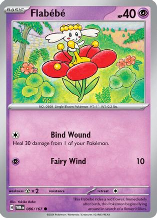 Flabebe 086 - Reverse Holofoil SV06 Twilight Masquerade - Common