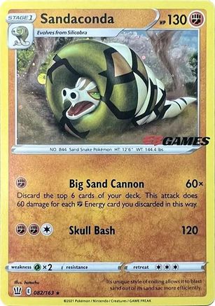 Sandaconda (EB Games Exclusive) 082/163 - Holofoil Miscellaneous Cards & Products - Promo