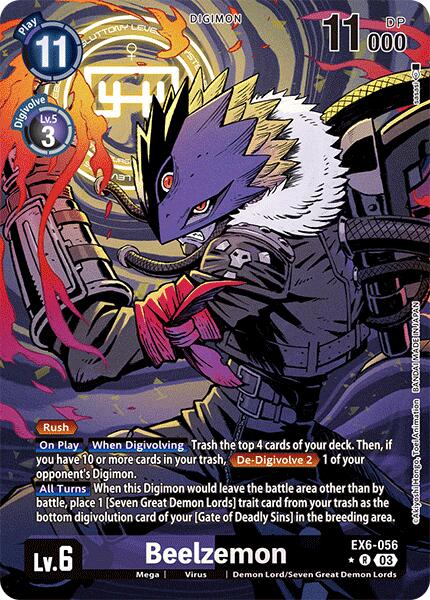 Beelzemon [EX6-056] (Alternate Art) [Infernal Ascension] – Mecha Games