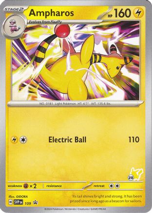 Ampharos - Pikachu 28 109 Battle Academy 2024 - Promo