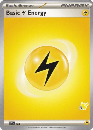 Basic Lightning Energy - Pikachu 3 Battle Academy 2024 - Common