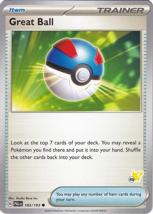 Great Ball - Pikachu 49 Battle Academy 2024 - Common