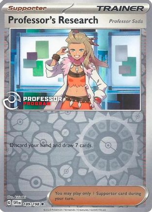 Professor's Research (2023) 189/198 - Reverse Holofoil Professor Program Promos - Promo