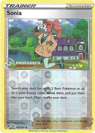 Sonia (2022) 167/192 - Reverse Holofoil Professor Program Promos - Uncommon