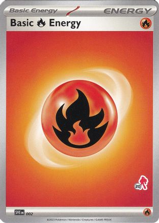 Basic Fire Energy - Armarouge 20 Battle Academy 2024 - Unconfirmed
