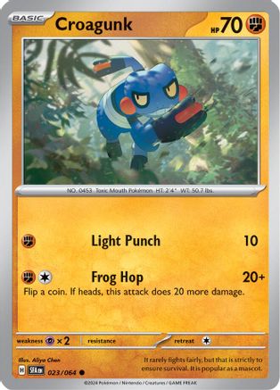 Croagunk 023 SV Shrouded Fable - Common