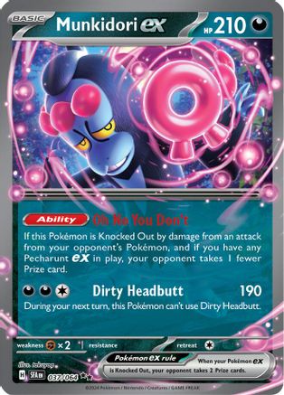 Munkidori ex 037/064 - Holofoil SV Shrouded Fable - Double Rare