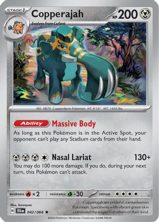 Copperajah 042 - Holofoil SV Shrouded Fable - Rare
