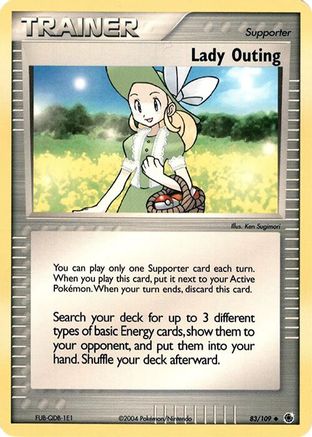 Lady Outing - 83/109 (No E-Reader)/109 Deck Exclusives - Uncommon