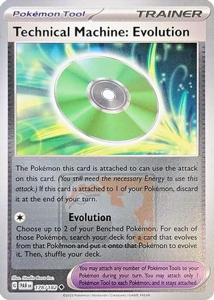 Technical Machine: Evolution (League Promo) 178/182 - Reverse Holofoil League & Championship Cards - Uncommon