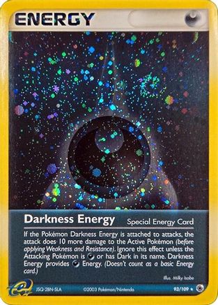 Darkness Energy (Special) (Special) - 93/109 093/109 - Holofoil League & Championship Cards - Rare