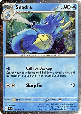 Seadra (Cosmos Holo) 011/064 - Holofoil Miscellaneous Cards & Products - Promo
