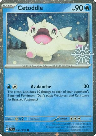 Cetoddle (Holiday Calendar) 053/193 - Holofoil Miscellaneous Cards & Products - Common