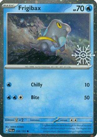 Frigibax (Holiday Calendar) 058/193 - Holofoil Miscellaneous Cards & Products - Common