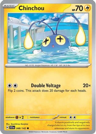 Chinchou 048 SV07 Stellar Crown - Common
