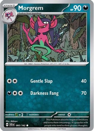 Morgrem 095 - Reverse Holofoil SV07 Stellar Crown - Common