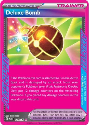 Deluxe Bomb 134 - Holofoil SV07 Stellar Crown - ACE SPEC Rare