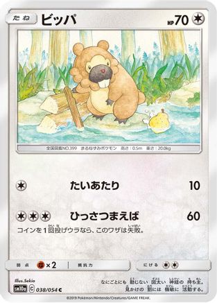 Bidoof (038/054) - SM10a GG End
